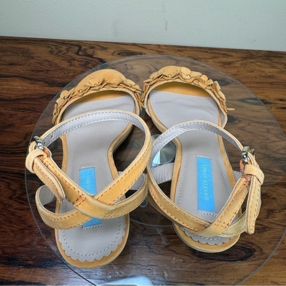 Draper James Floral Alice Ankle Strap Heels in Peach - Picture 6 of 16